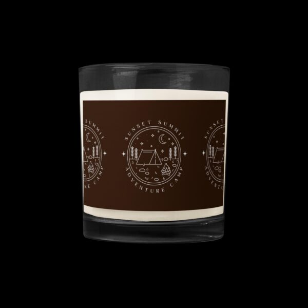 Glass jar soy wax candle - Image 3